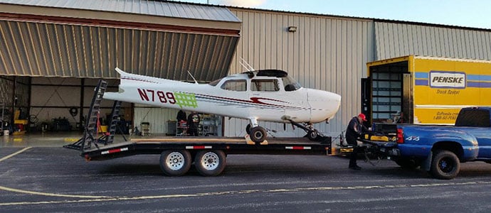 Aircraft Being Hauled